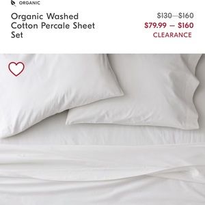 West Elm Queen sheet set
